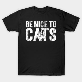 Be nice to Cats Vintage v3 T-Shirt